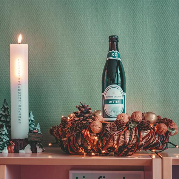 6. dec, Oyster Stout, Fur Bryghus - Øl & Østers Julekalender