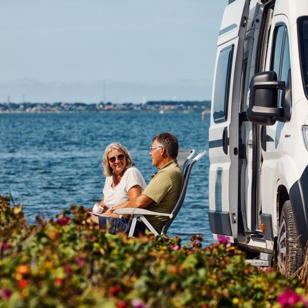 Autocamper på Fur - Destination Limfjorden