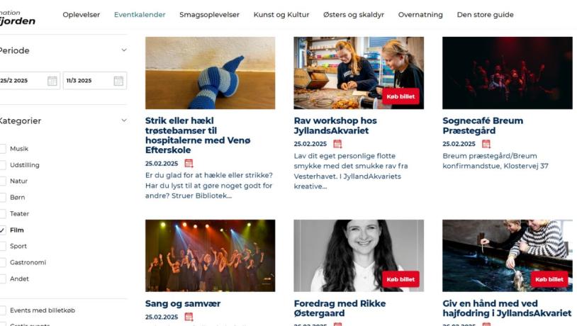 Eventkalender - Destination Limfjorden
