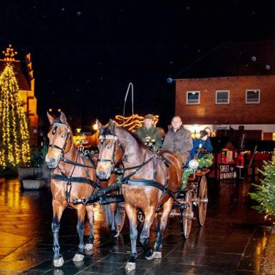 Jul, hestevogn, Nykøbing