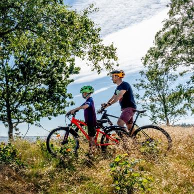 Mors, Cykel, Natur, Familie, Limfjorden