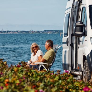 Autocamper på Fur - Destination Limfjorden
